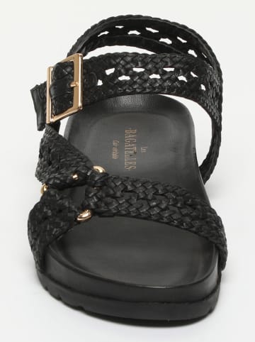 Les BAGATELLES Leder-Sandalen "Menuca"  in Schwarz