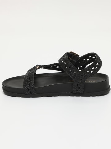 Les BAGATELLES Leder-Sandalen "Menuca"  in Schwarz