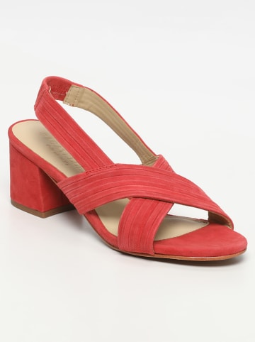 Les BAGATELLES Leren haksandalen "Isi" rood