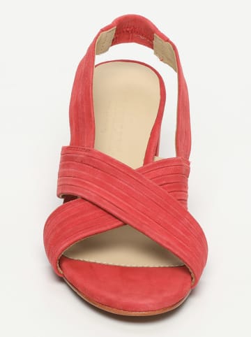 Les BAGATELLES Leren haksandalen "Isi" rood