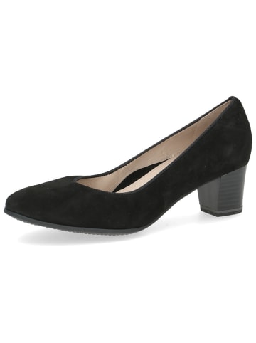 Caprice Leren pumps zwart