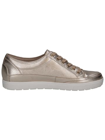 Caprice Leren sneakers goudkleurig