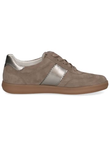 Caprice Leren sneakers lichtbruin
