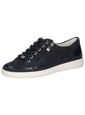 Caprice Leren sneakers donkerblauw