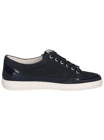 Caprice Leren sneakers donkerblauw