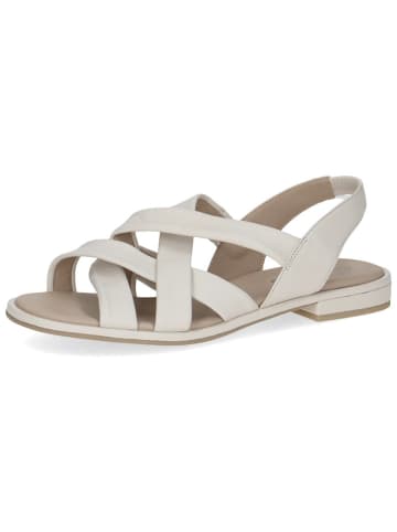 Caprice Leren sandalen crème