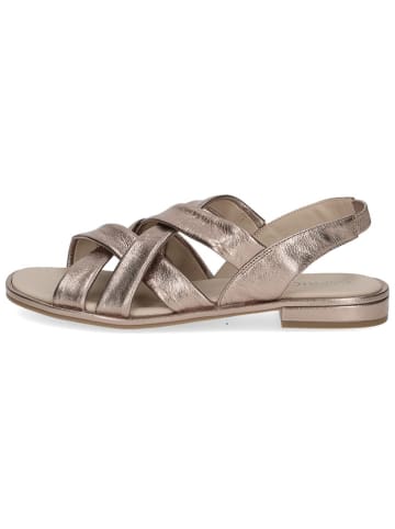 Caprice Leren sandalen taupe