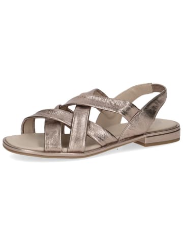 Caprice Leren sandalen taupe