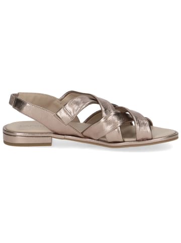 Caprice Leren sandalen taupe