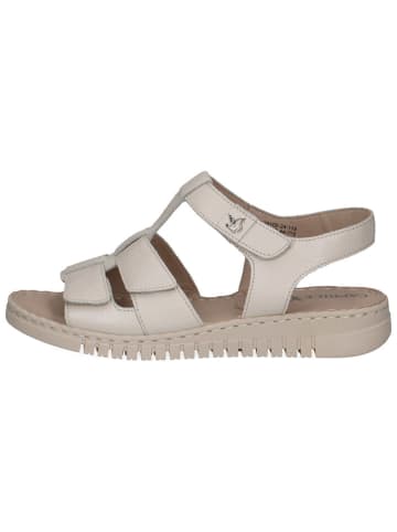Caprice Leren sandalen crème