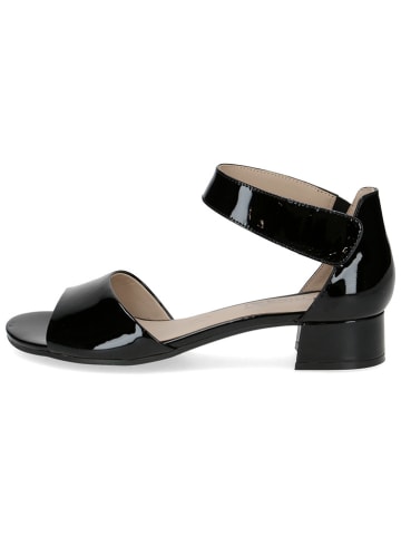 Caprice Leren haksandalen zwart