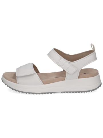 Caprice Leren sleehaksandalen wit