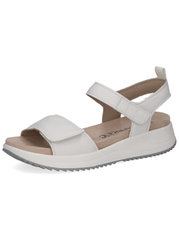 Caprice Leren sleehaksandalen wit