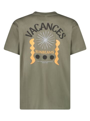 Cars Jeans Koszulka "Benimo" w kolorze khaki