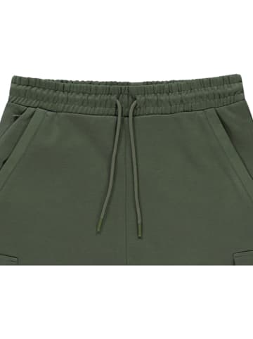 Cars Jeans Cargo-Sweatshorts "Redush" in Moosgrün