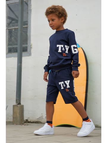 Tygo & Vito Sweatshort "Brad" donkerblauw