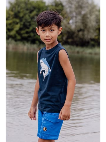 Tygo & Vito Sweatshort "Bruce" blauw