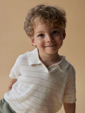Lil Atelier Poloshirt "Glivo" in Creme