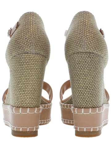 U.S. Polo Assn. Keilsandaletten in Beige