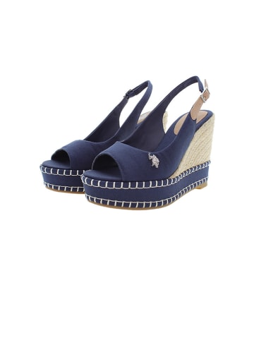 U.S. Polo Assn. Sleehaksandalen donkerblauw/beige