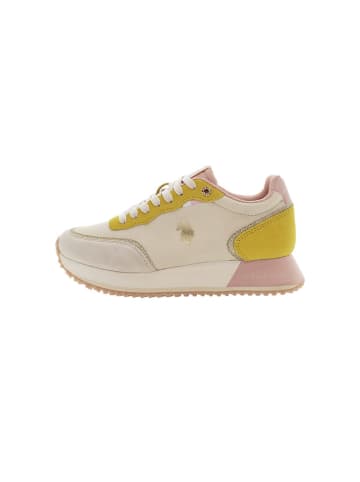 U.S. Polo Assn. Sneakersy w kolorze beżowo-żółtym