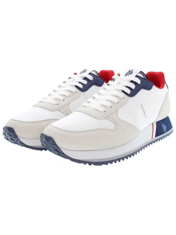 U.S. Polo Assn. Sneakers in Weiß/ Dunkelblau