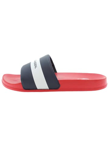U.S. Polo Assn. Klapki w kolorze granatowo-białym