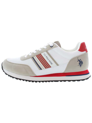 U.S. Polo Sneakers wit/beige