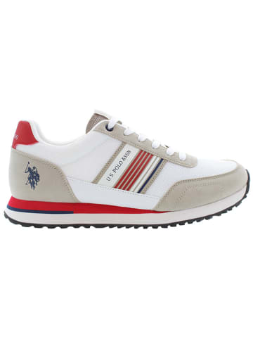 U.S. Polo Sneakers wit/beige
