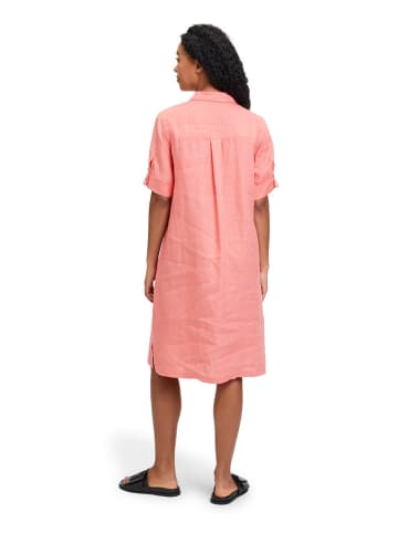 BETTY & CO Leinen-Kleid in Rosa