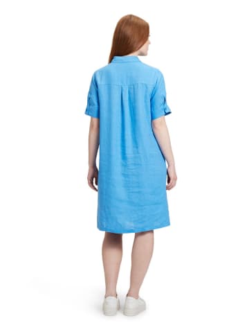 BETTY & CO Linnen jurk blauw