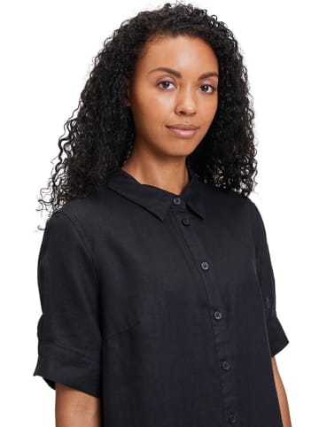 BETTY & CO Leinen-Kleid in Schwarz