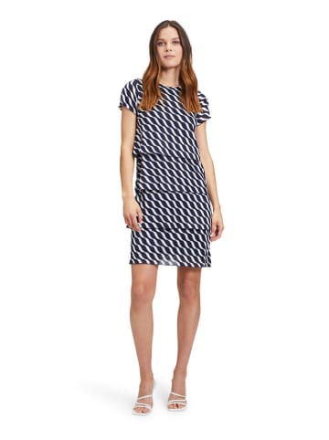 Betty Barclay Kleid in Weiß/ Dunkelblau