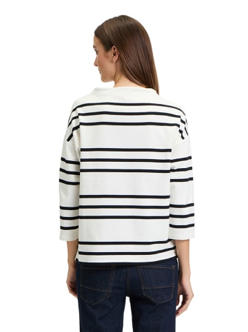 Betty Barclay Sweatshirt in Creme/ Schwarz