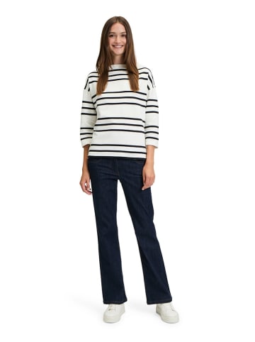 Betty Barclay Sweatshirt in Creme/ Schwarz