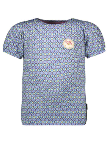 B.Nosy Shirt "Tilda" lichtblauw/paars/geel