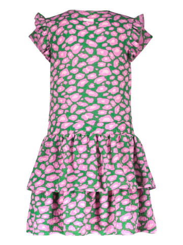 B.Nosy Kleid "Delphi" in Grün/ Rosa
