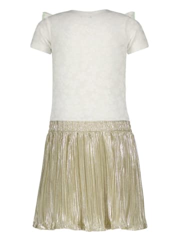 B.Nosy Kleid "Dita" in Weiß/ Gold