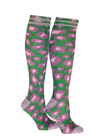 B.Nosy Socken "Maya" in Lila/ Grün/ Rosa