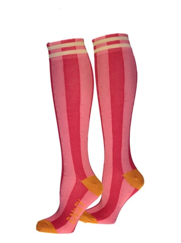 B.Nosy Socken "Molly" in Pink/ Orange/ Creme