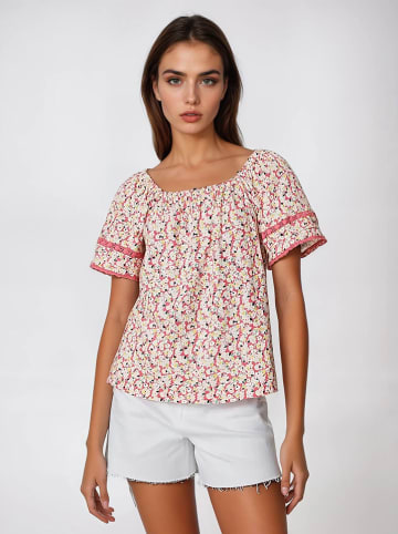 Marks & Spencer Bluzka w kolorze różowo-kremowym