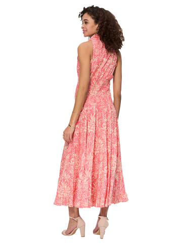 Aller Simplement Kleid in Pink/ Creme