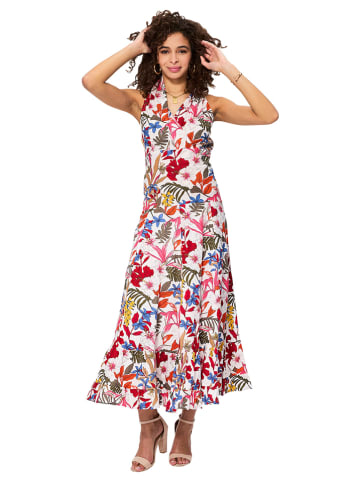 Aller Simplement Kleid in Weiß/ Bunt