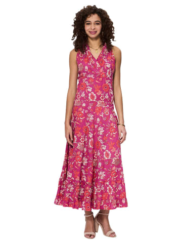 Aller Simplement Kleid in Pink/ Creme