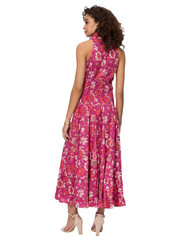 Aller Simplement Kleid in Pink/ Creme