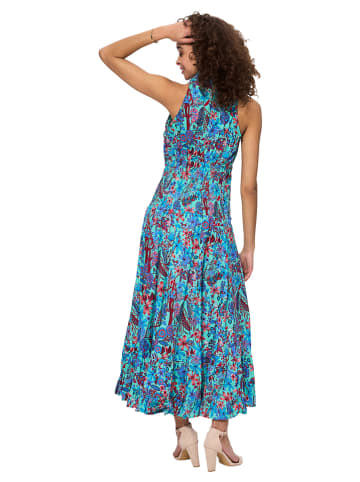 Aller Simplement Kleid in Blau/ Pink