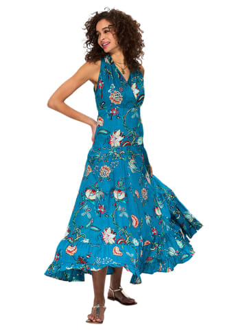 Aller Simplement Kleid in Blau/ Bunt