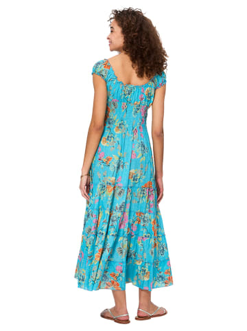 Aller Simplement Kleid in Türkis/ Bunt