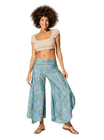 Aller Simplement Hose in Türkis/ Lila