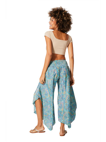 Aller Simplement Hose in Türkis/ Lila
